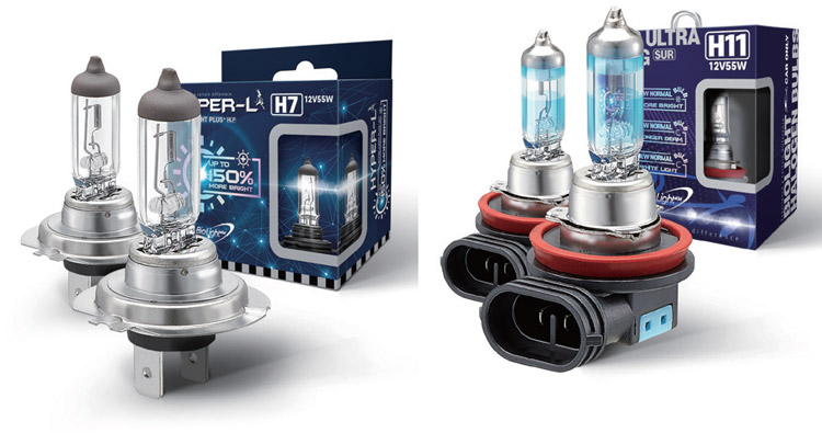 Automotive Headlight Halogen Bulbs