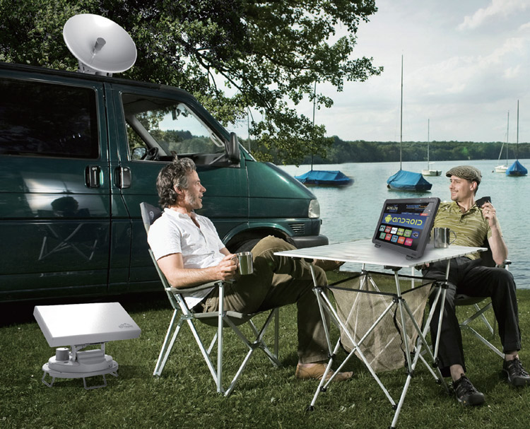 Camping Satellite Auto Tracking Antenna