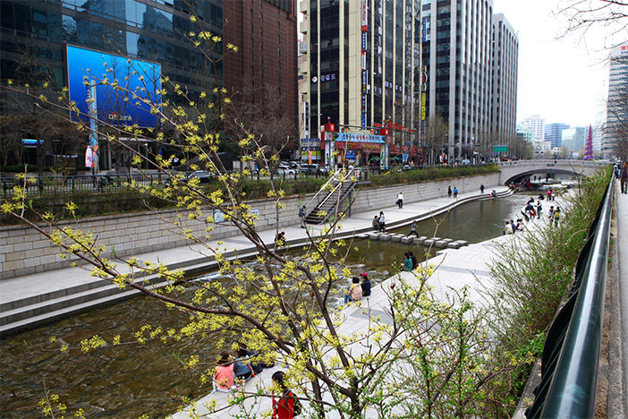 Representative attraction of Seoul, Cheonggyecheon Stream